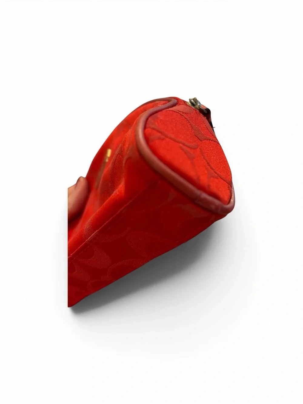 COACH Red Signature Cosmetic Pouch not VIP